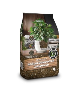 Ziemia do roślin domowych zielonych 8L BIGOS BIOVITA