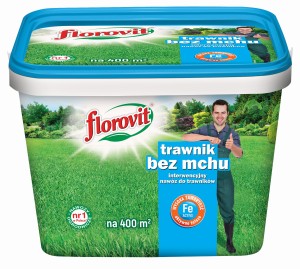 Florovit interwencyjny- trawnik bez mchu nawóz z żelazem wiaderko 8kg