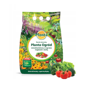 Nawóz uniwersalny wieloskładnikowy do ogrodu z wapniem, magnezem i siarką Planta 10kg 