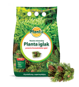 Nawóz do iglaków przeciw brunatnieniu igieł Planta 3kg