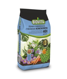BIOVITA Ziemia uniwersalna z włóknem kokosowym PREMIUM 40L