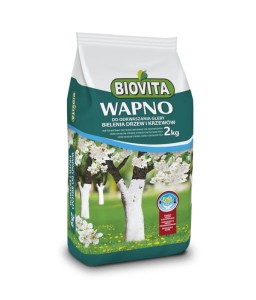 BIOVITA WAPNO do bielenia drzew i odkwaszania gleby 2KG WOREK
