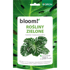 Nawóz do roślin zielonych BLOOM! rozpuszczalny BIOPON 200g