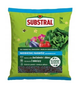 Niebieski Nawóz Uniwersalny Substral 3 kg 