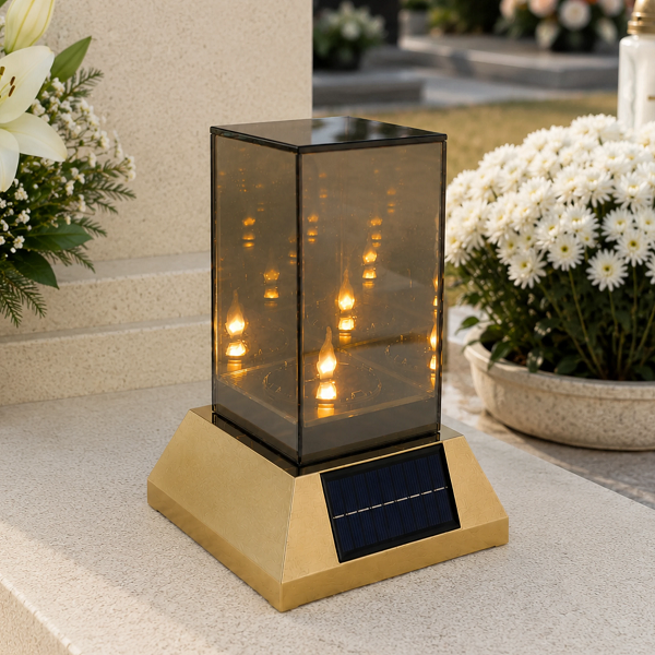 znicz solarny z efektem 3D
