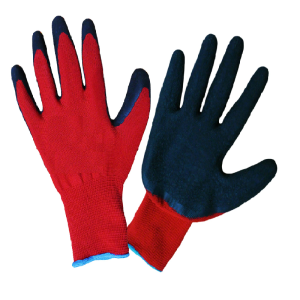 Rękawice czerwono-czarne